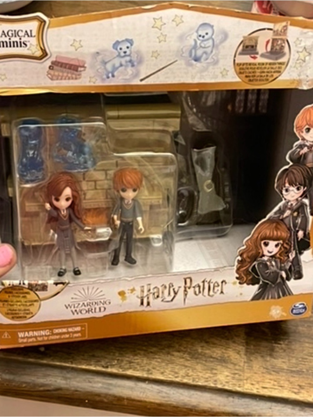 Harry Potter Magical Minis Collectible Figure Set - Brown and Black